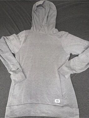OGIO Women's Light Gray Hoodie Sweatshirt